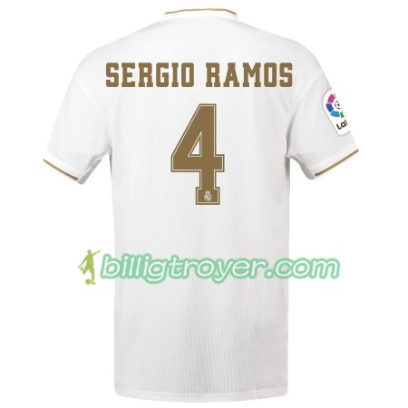 Billige Fotballdrakter Real Madrid Sergio Ramos 4 Hjemmedraktsett 2019/20 Kortermet